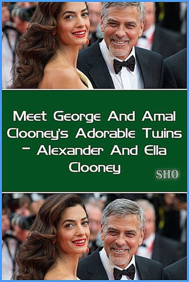 Introducing George Clooney's Adorable Twins