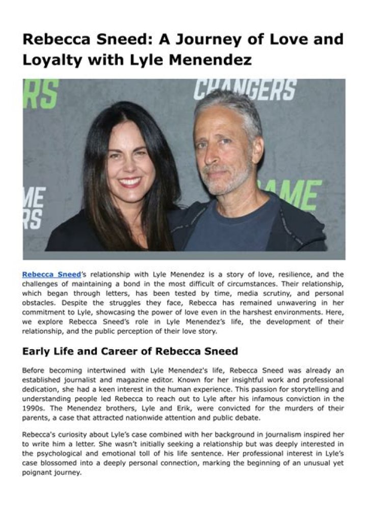 Unveiling the Journey of Rebecca Sneed Now